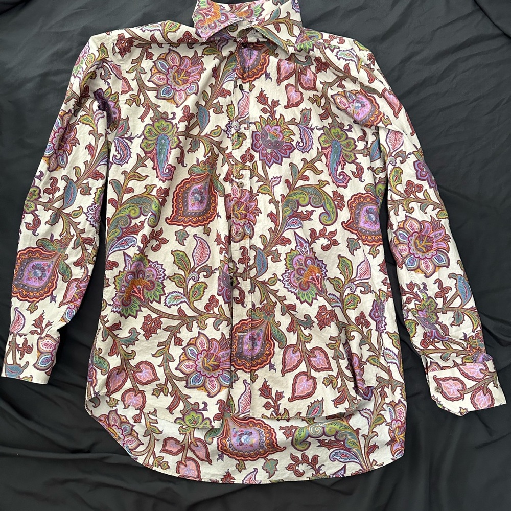 Etro paisley button up.